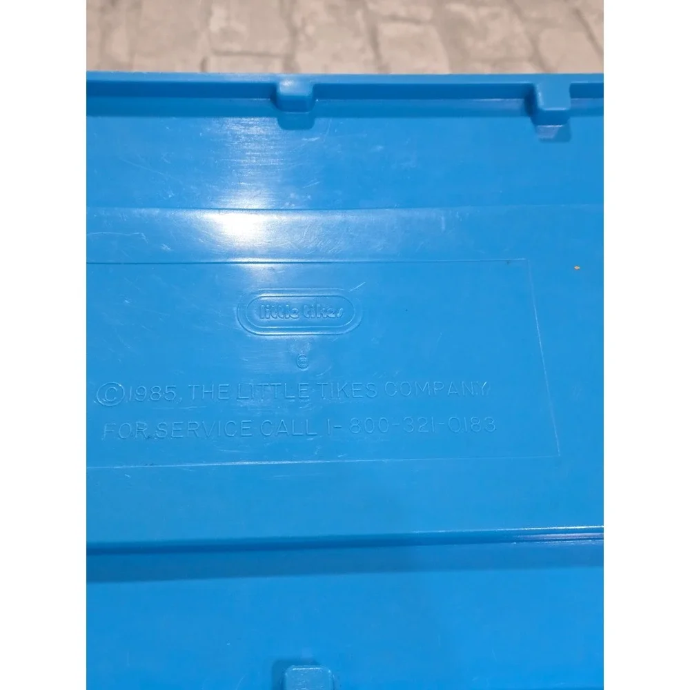 Vtg 1985 Little Tikes Kid Tap a Tune Blue Xylophone Keyboard Music Piano VIDEO